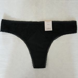 🔥💕NWT Auden thong Panties black soft